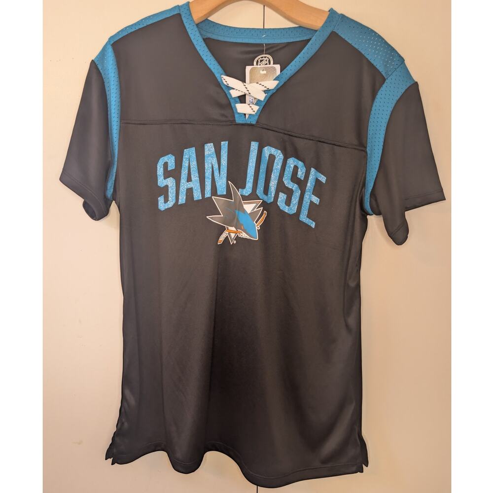 NHL San Jose Sharks Women's Fashion Jersey Large